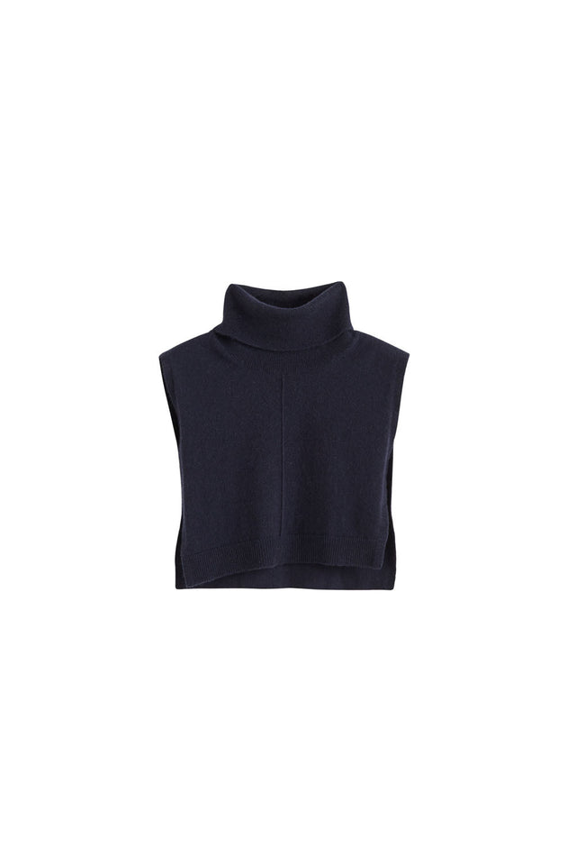 Navy Wool-Cashmere Tabard image 2