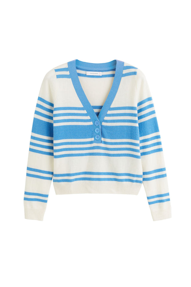 Cream Wool-Cashmere Camille Sweater image 2