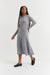 Grey Recycled Merino and Cashmere Dress