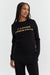 Black Wool-Cashmere J'adore Christmas Sweater