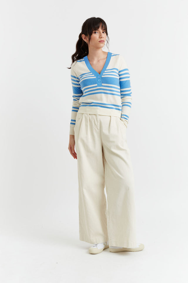 Cream Wool-Cashmere Camille Sweater image 3