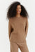 Camel Cashmere Boxy Sweater
