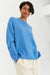 Sky-Blue Cashmere Boxy Sweater