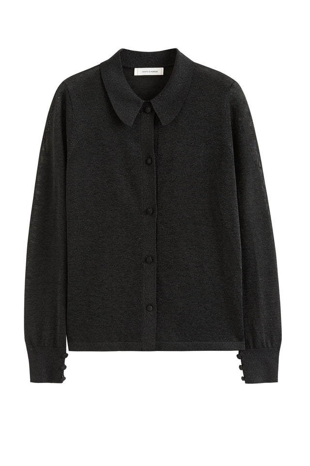 Black Lurex Shirt image 2